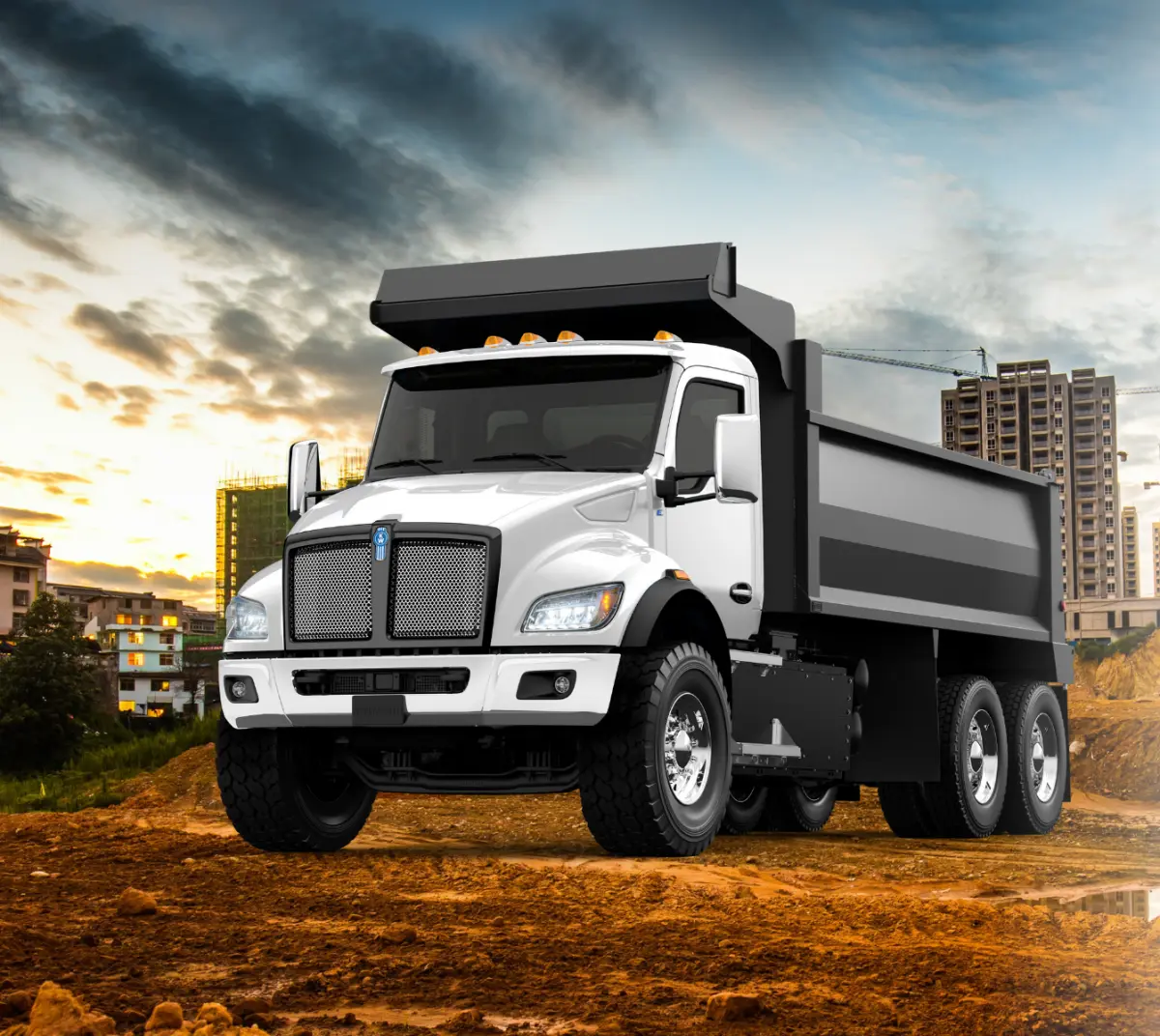 Kenworth medium duty battery electric truck - build new